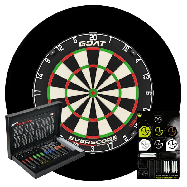 GOAT Everscore dartpaket (svart)