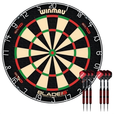 Winmau Blade 6 Dual Core inkl. 2 set pil