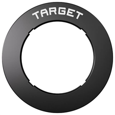 Target Notched Svart Skyddsring