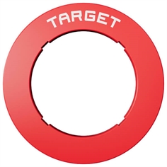 Target Notched Röd Skyddsring
