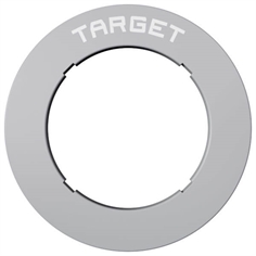Target Notched Grå Skyddsring