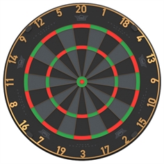 Bull's Advantage Black Darttavla