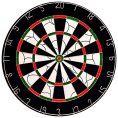 Bull's Bristol Paper Dartboard (inkl. 2 uppsättningar pilar)