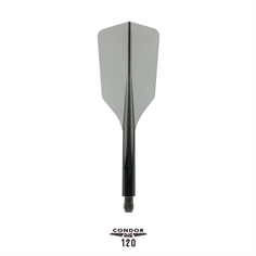 Condor Axe 120 Flights Slim - Klar svart, Kort