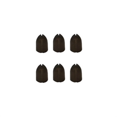 L-Style Shell Lock Rings Black (för allmänna flygningar)
